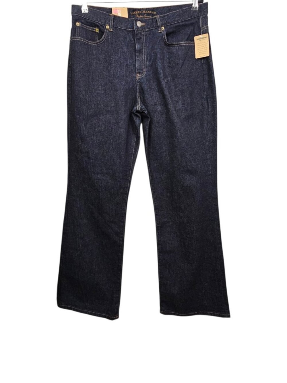 Lauren Jeans Ralph Lauren Classic Bootcut Cotton New Stretch Denim Size 14